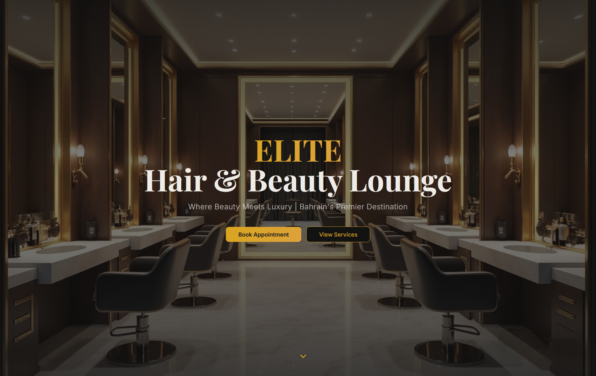Elite Hair & Beauty Lounge project screenshot