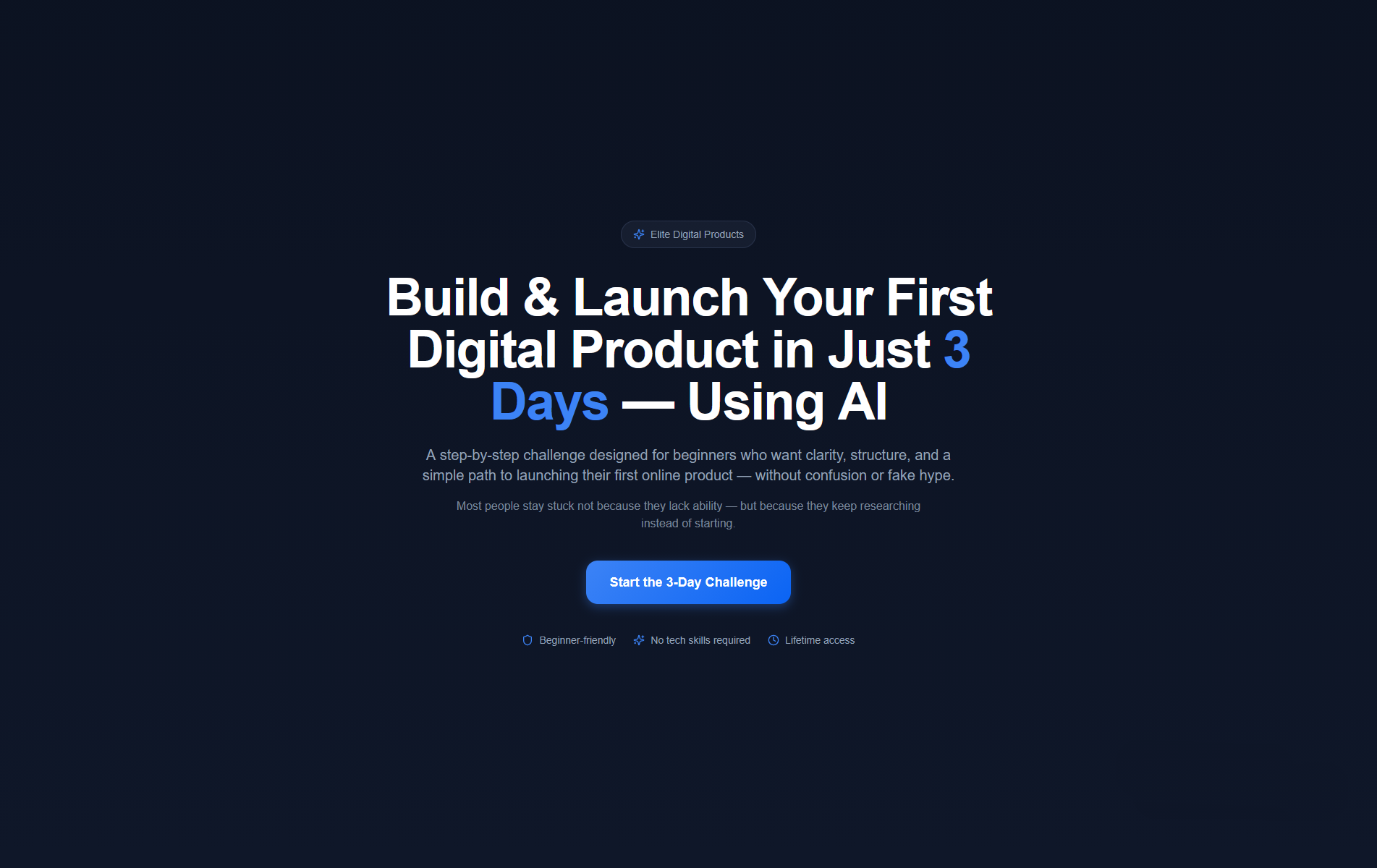 Elite Digital Products project screenshot